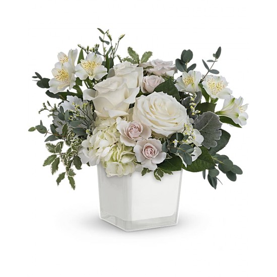 Teleflora's Peaceful Clouds Bouquet