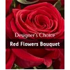 Designer's choice - Red flowers bouquet
